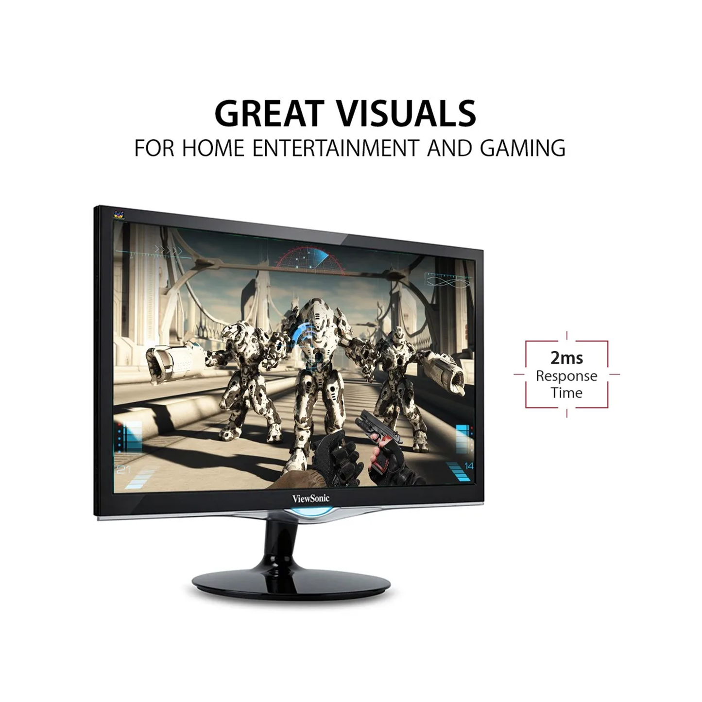 ViewSonic VX2252MH 22" 1080p Entertainment Monitor (Renewed)