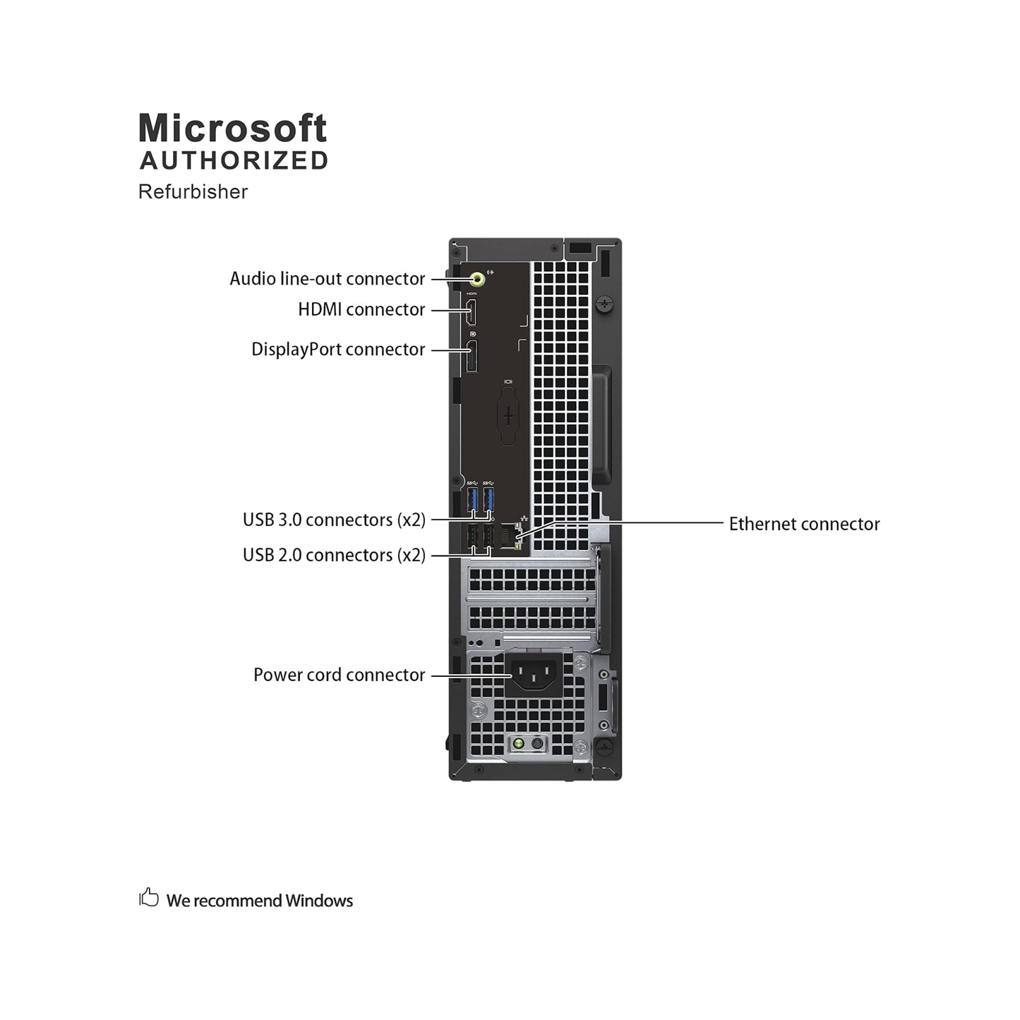 Dell OptiPlex 3040 Small Form Factor Desktop Computer (Renewed)