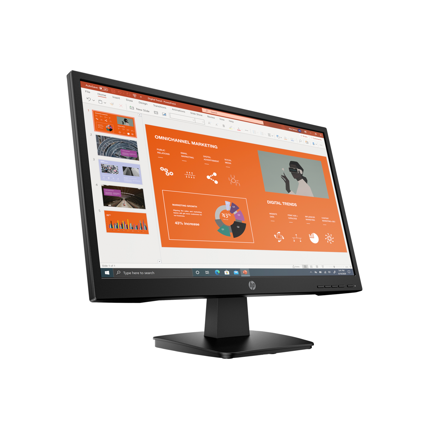 HP P22VA G4 FHD Monitor (Renewed)