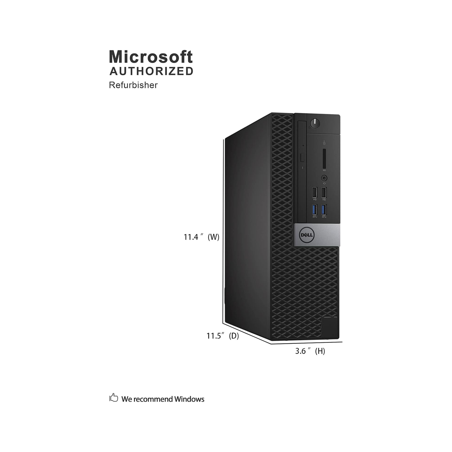 Dell OptiPlex 3040 Small Form Factor Desktop Computer (Renewed)