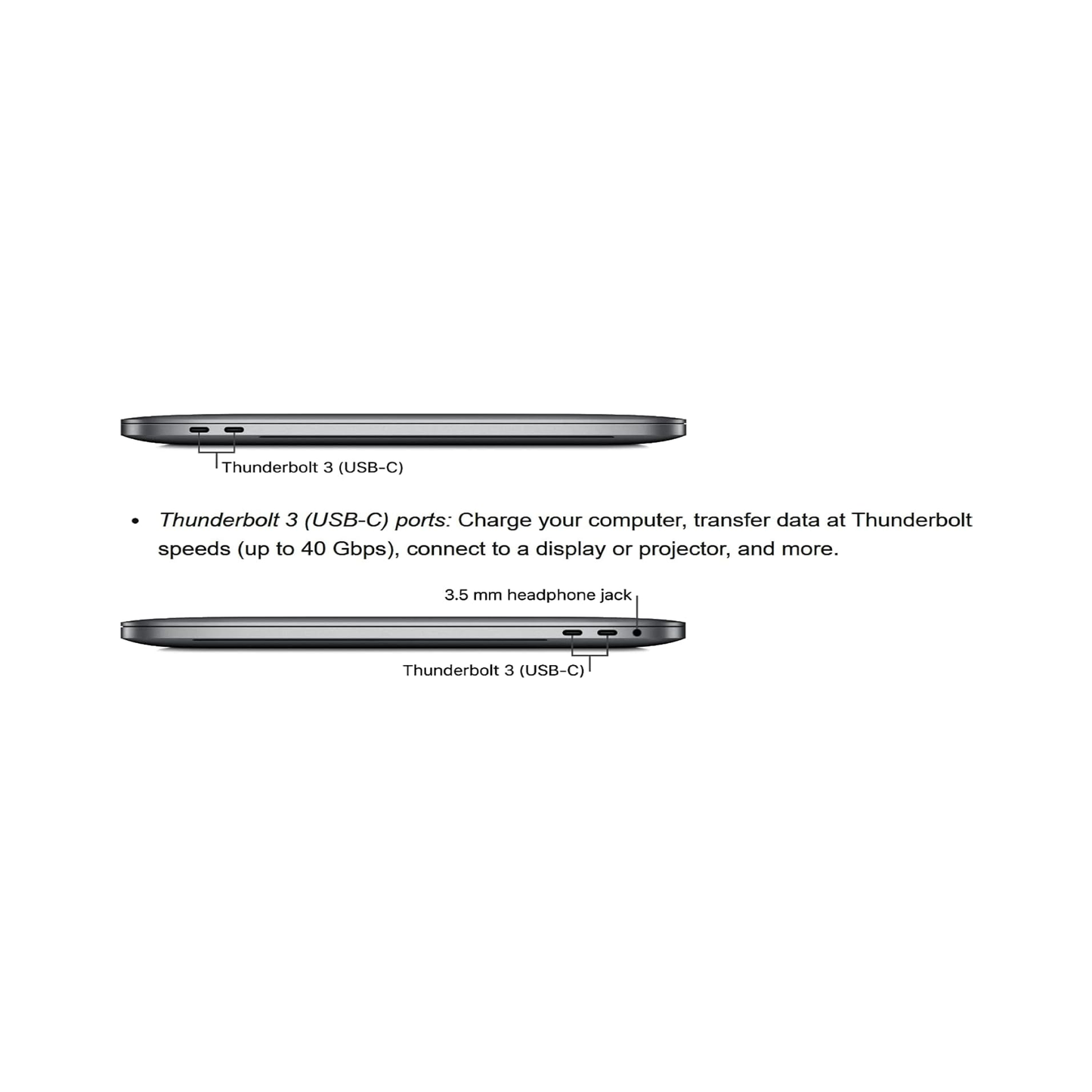 Apple MacBook Pro A1706 (13-inch, 2017, Two Thunderbolt 3 ports)