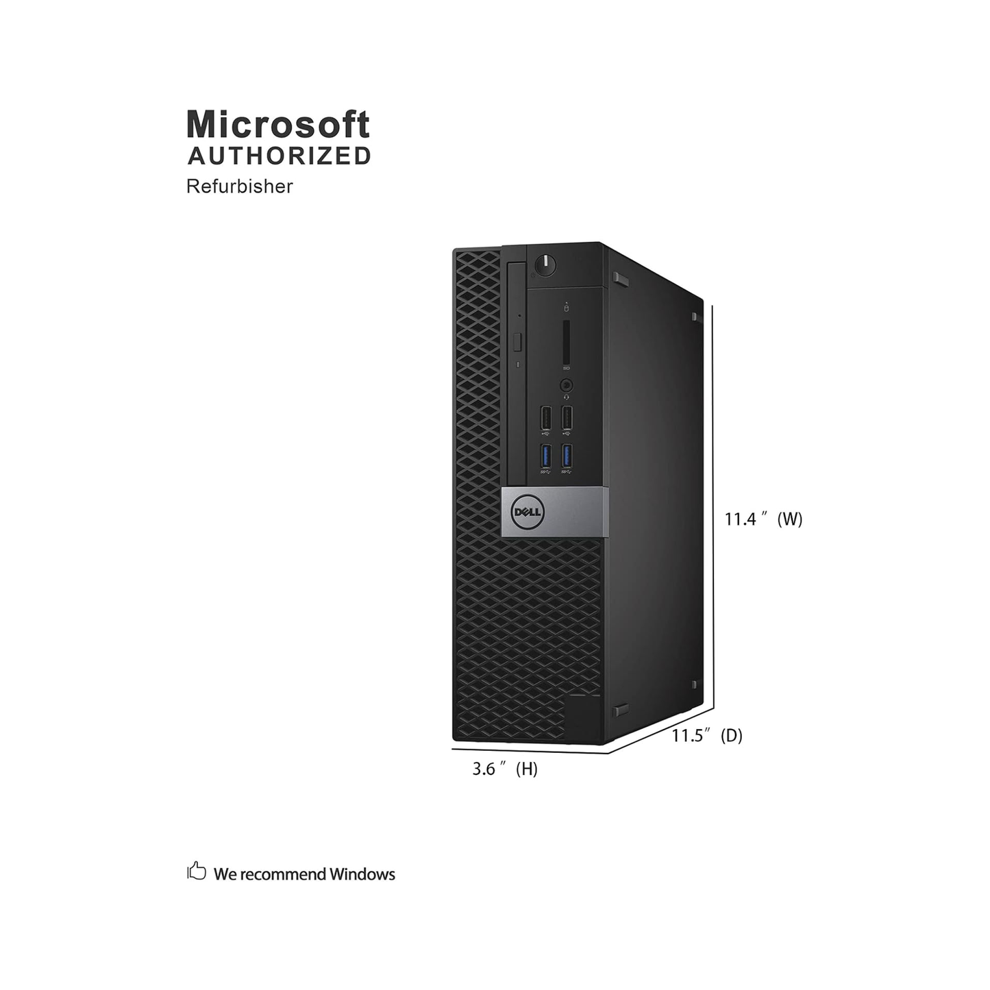 Dell OptiPlex 3040 Small Form Factor Desktop Computer (Renewed)