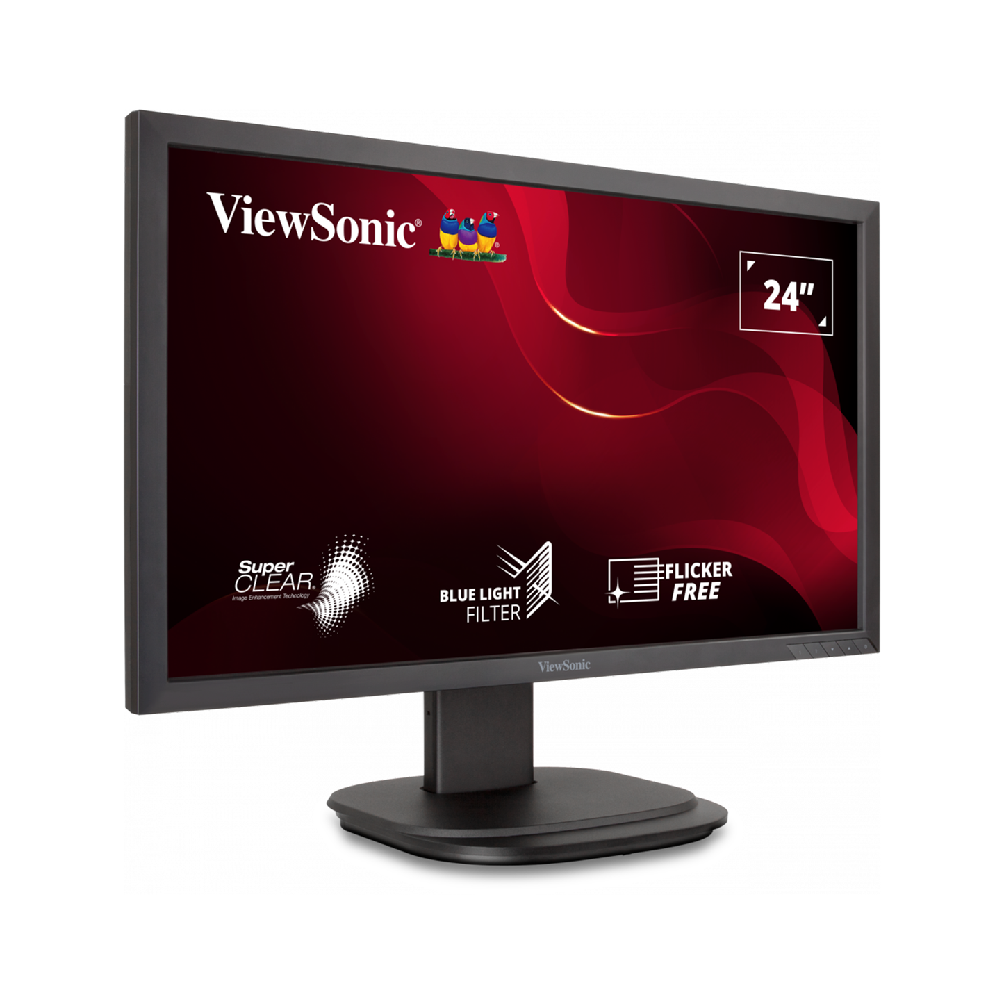 ViewSonic VG2439smh-2 24”W (23.6” Viewable) Full HD Monitor (Renewed)