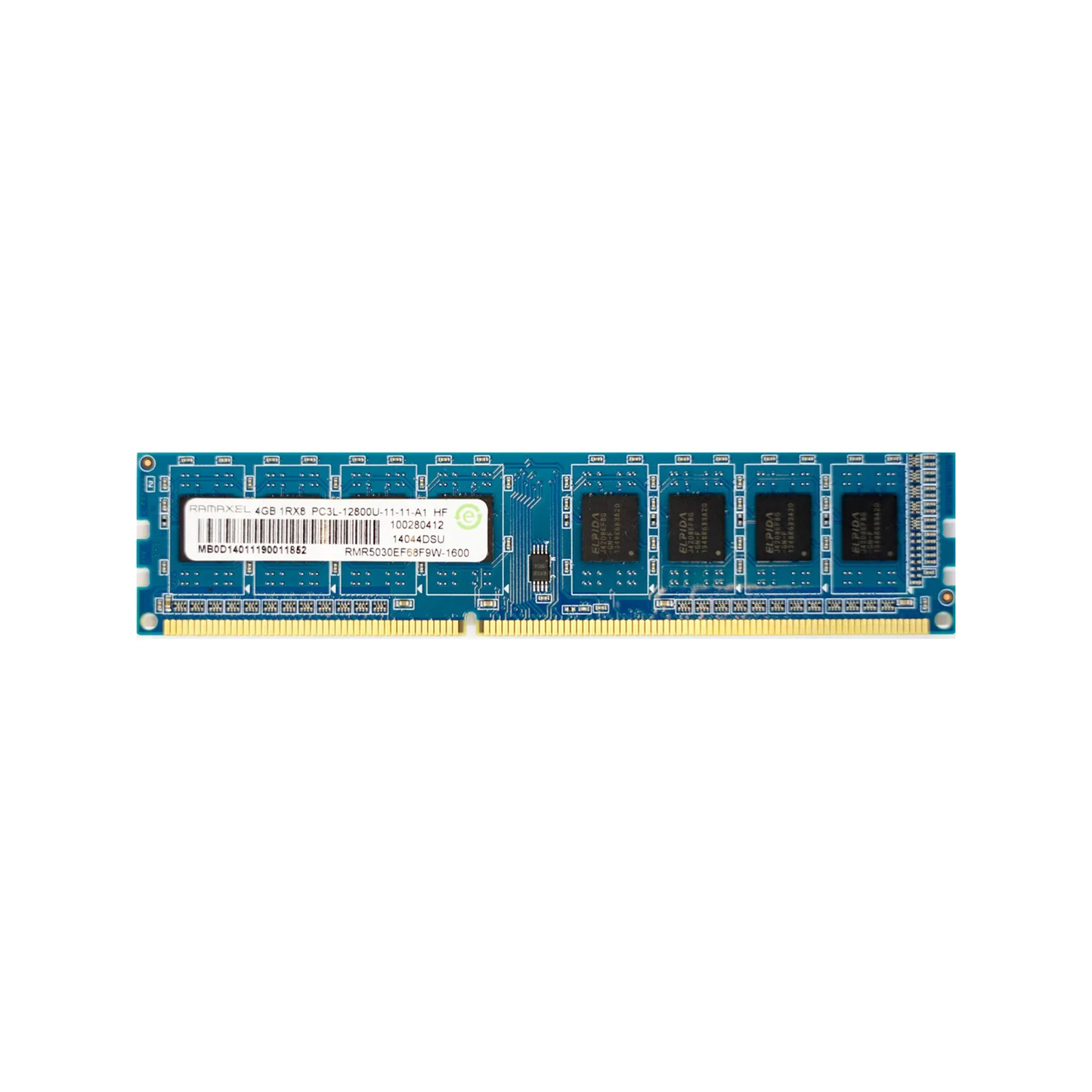 4GB PC3L-12800U (DDR3 Low-Power-1600Mhz, 1RX8) Desktop PC RAM (Used)