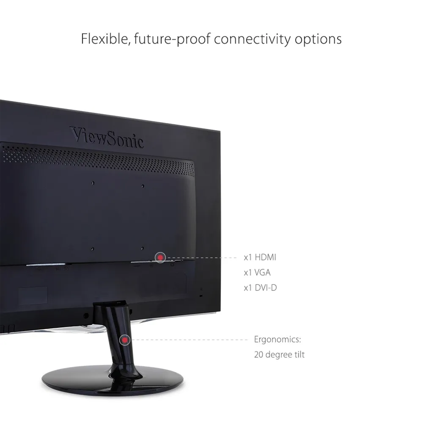 ViewSonic VX2252MH 22" 1080p Entertainment Monitor (Renewed)