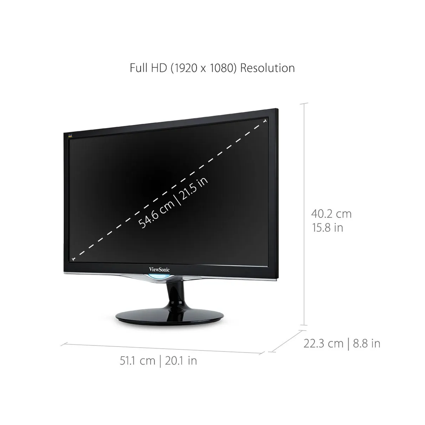 ViewSonic VX2252MH 22" 1080p Entertainment Monitor (Renewed)