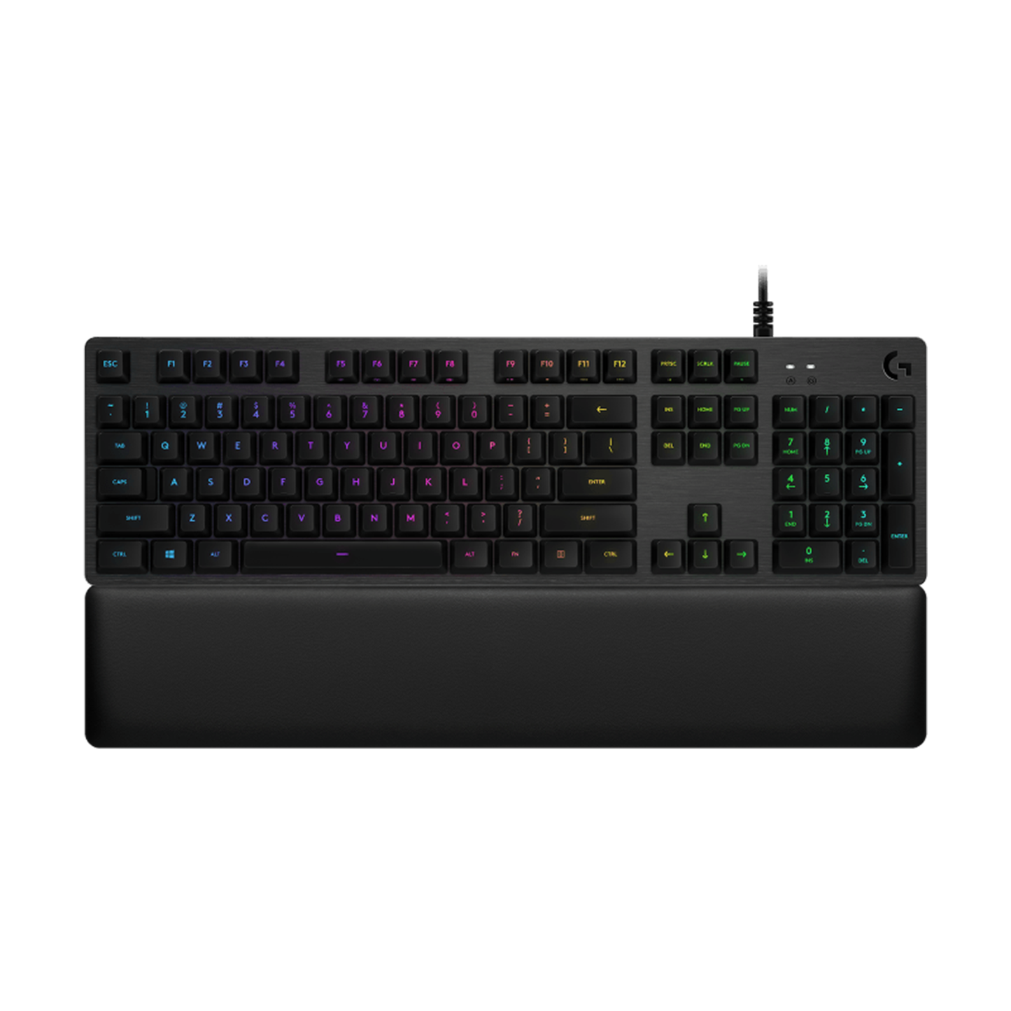 لوحة مفاتيح الألعاب الميكانيكية Logitech G513 Carbon Lightsync RGB مع مسند راحة اليد