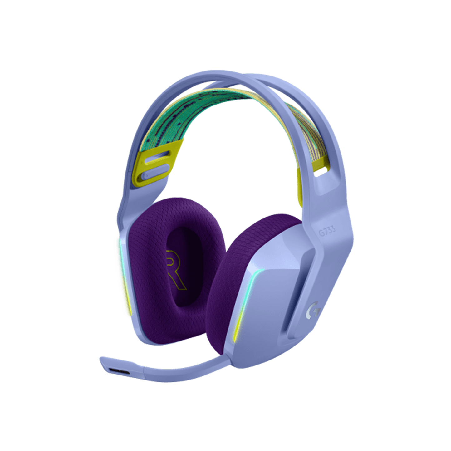 سماعة الألعاب اللاسلكية لوجيتك G733 لايت سبيد RGB