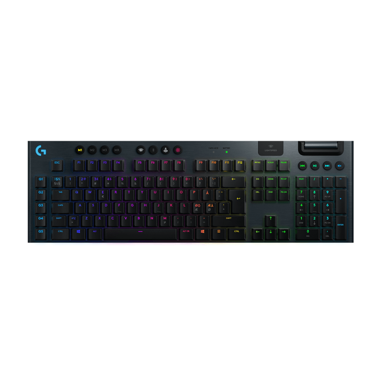لوحة مفاتيح الألعاب اللاسلكية Logitech G915 Lightspeed Wireless RGB ميكانيكية