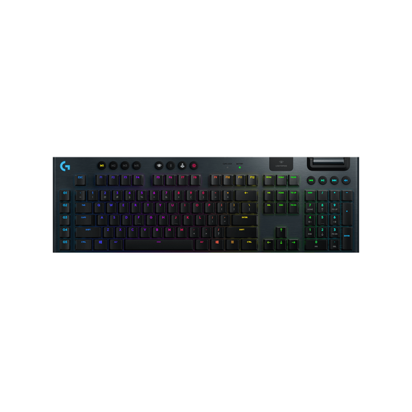 لوحة مفاتيح الألعاب اللاسلكية Logitech G915 Lightspeed Wireless RGB ميكانيكية