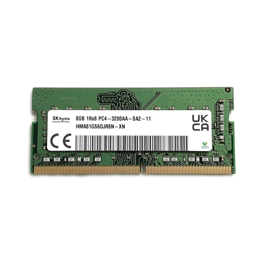 8GB DDR4 PC4-19200, 2400MHz, 260 Laptop RAM (Used)