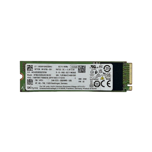 512GB M.2 Laptop SSD (Used)