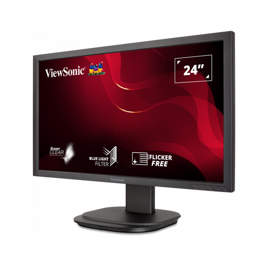 ViewSonic VG2439smh-2 24”W (23.6” Viewable) Full HD Monitor (Renewed)