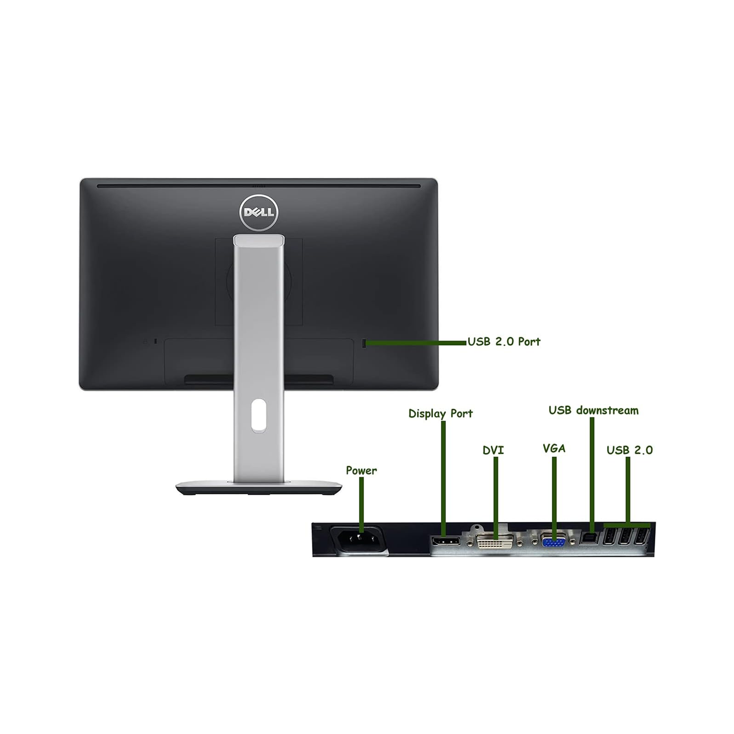 Dell P2214HB 1080p Full HD Flat Monitor (Renewed)