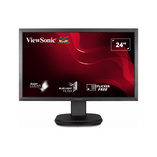 ViewSonic VG2439smh-2 24”W (23.6” Viewable) Full HD Monitor (Renewed)