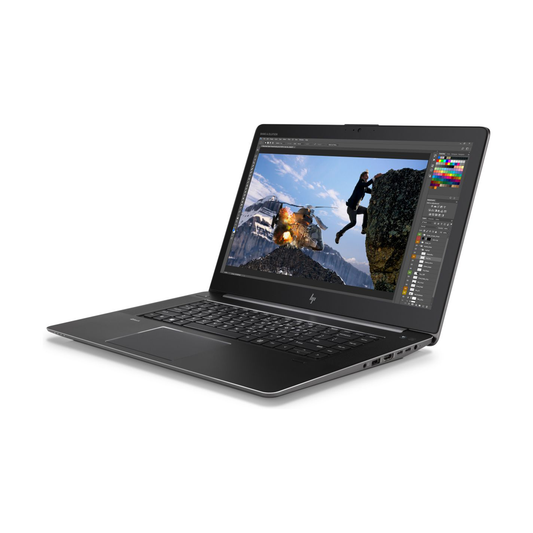 محطة العمل المحمولة HP Zbook Studio G4 | انتل كور i7-الجيل السابع | 16 جيجا بايت رام و 512 جيجا بايت SSD | شاشة 15.6 بوصة بدقة FHD | بطاقة رسومات NVIDIA Quadro M1200 سعة 4 جيجابايت 